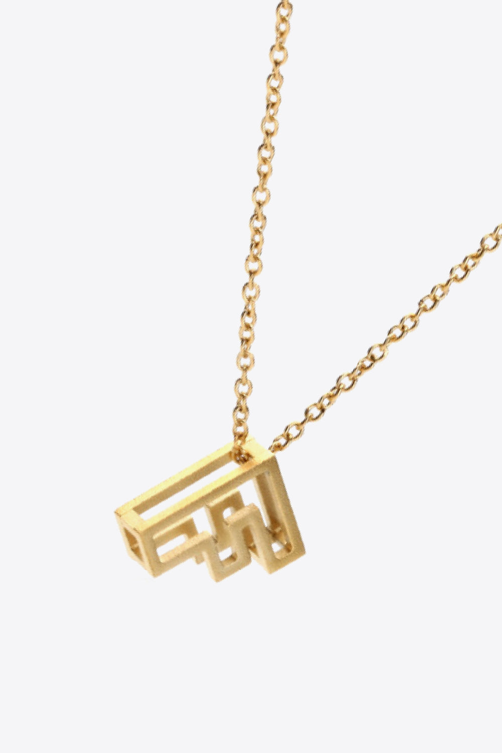 A to J Letter Pendant Nekclace