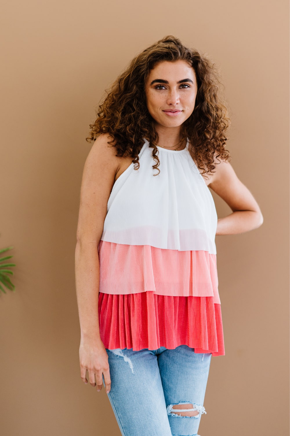 Hailey & Co Be The Good Full Size Run Layered Cami