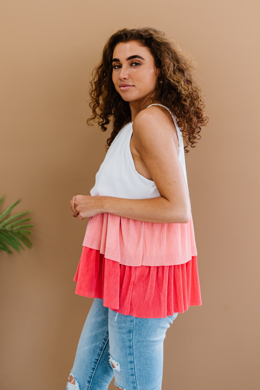 Hailey & Co Be The Good Full Size Run Layered Cami