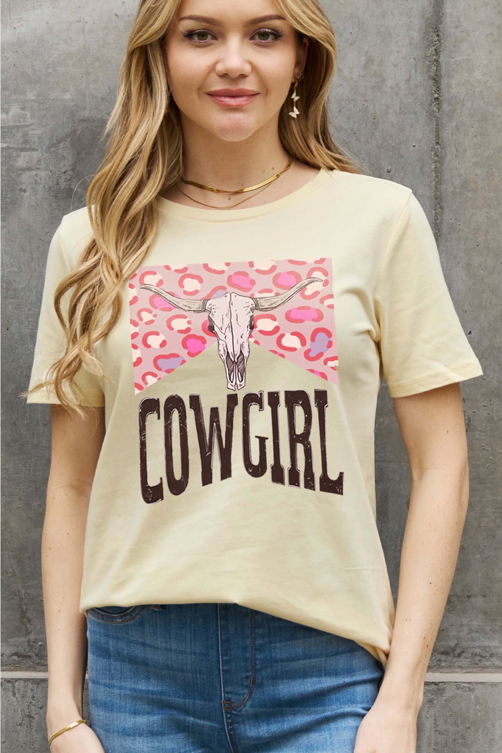 Simply Love Full Size COWGIRL Graphic Cotton Tee