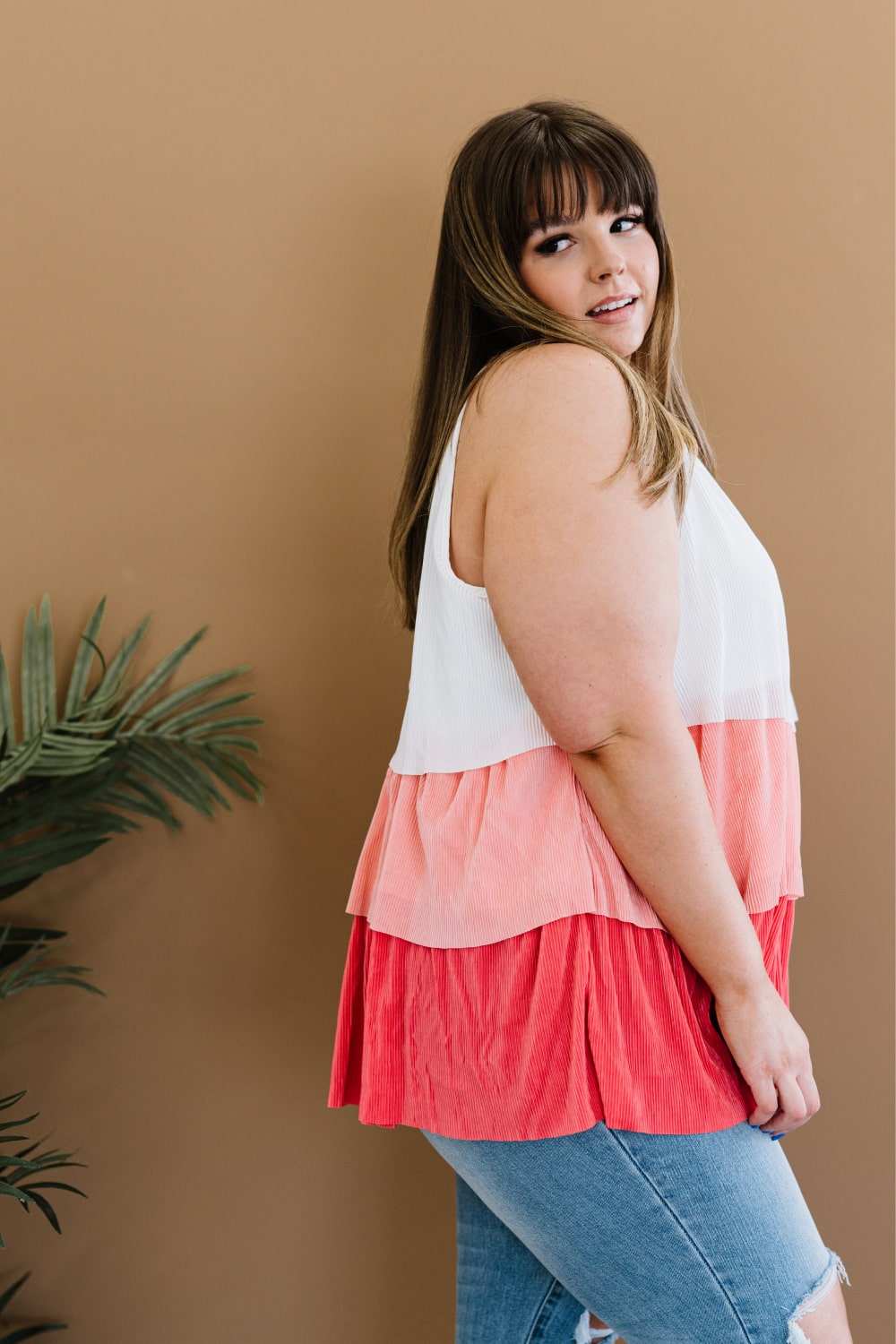 Hailey & Co Be The Good Full Size Run Layered Cami