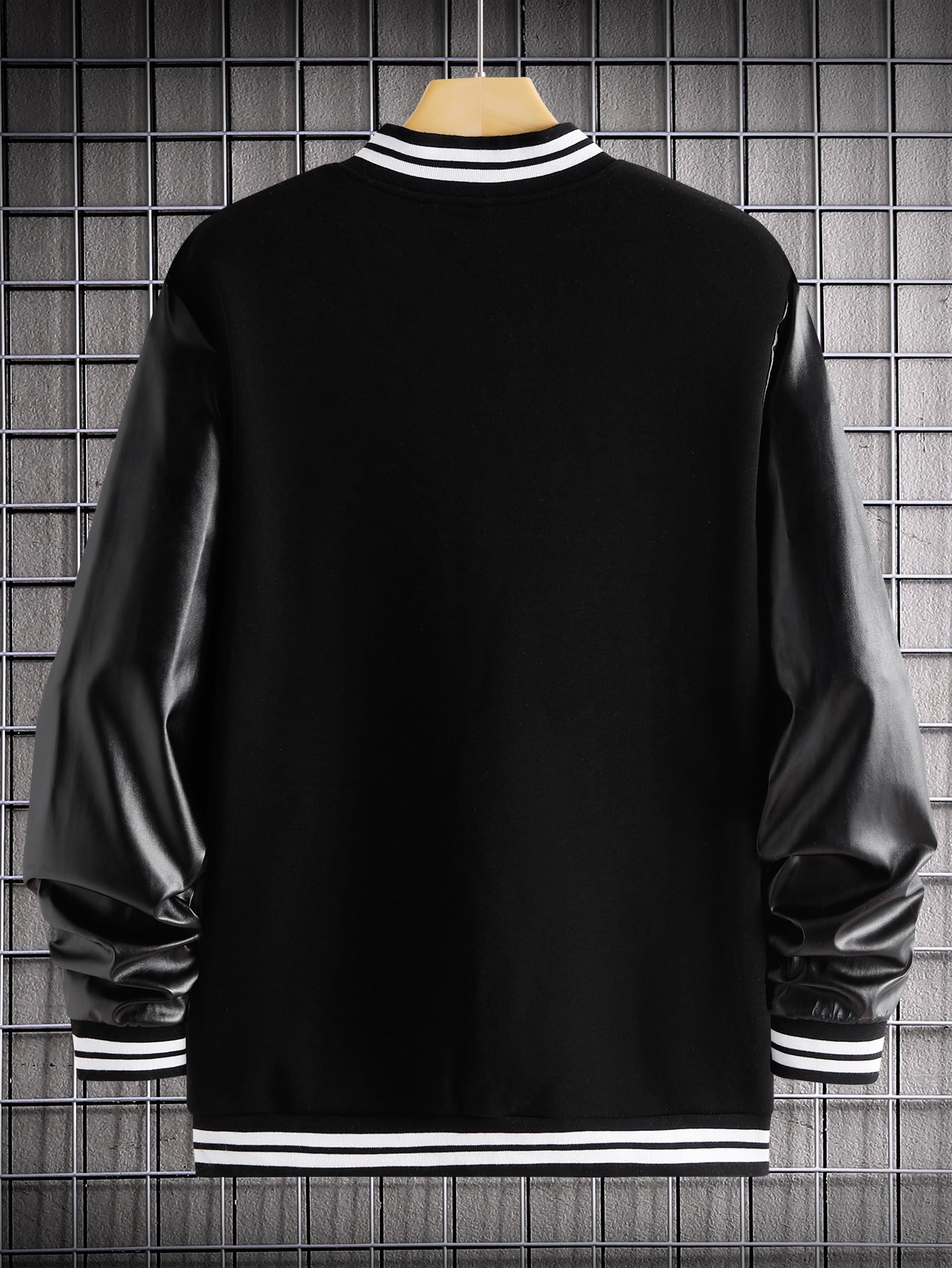 R Graphic Long Sleeve Bomber Jacket