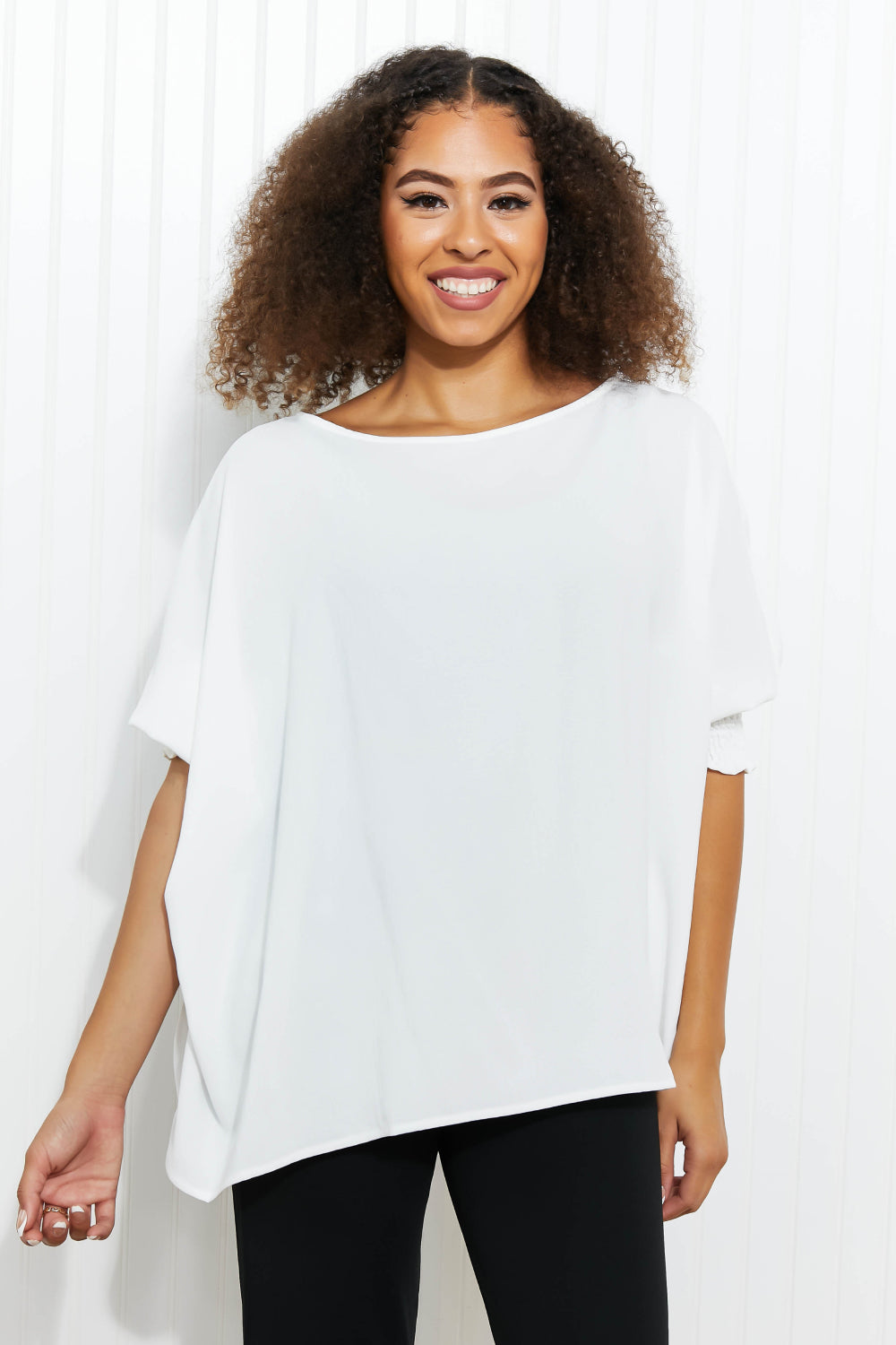 ODDI Seeking Inspiration Full Size Run Boat Neck Tunic