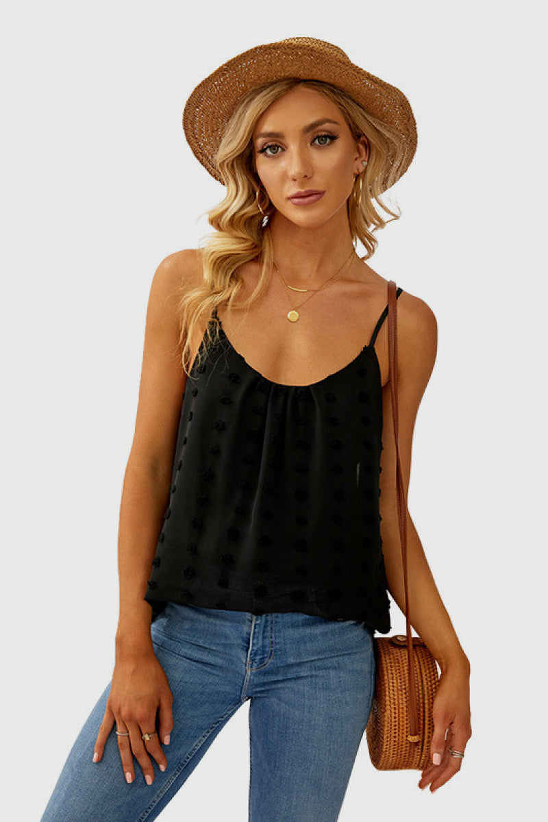 Swiss Dot Textured Camisole